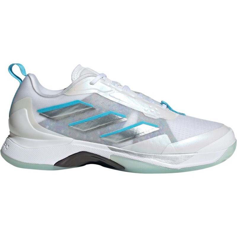 adidas Women's Avacourt Tennis Shoes White/Silver, 9.5 - Women's Tennis at Academy Sports product image