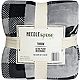 Needle & Pine 50 in x 60 in Charcoal Flannel Throw Blanket                                                                       - view number 3 image