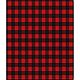 Snowcap 50 in x 60 in Red Fleece Buffalo Check Throw Blanket                                                                     - view number 1 image