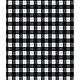 Snowcap 50 in x 60 in Black/White Fleece Buffalo Check Throw Blanket                                                             - view number 1 selected