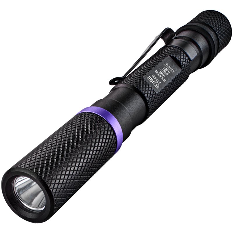 Photos - Flashlight Police Security  Police Security 395nm UV Penlight Black/Black -  at Academy Sports 98343