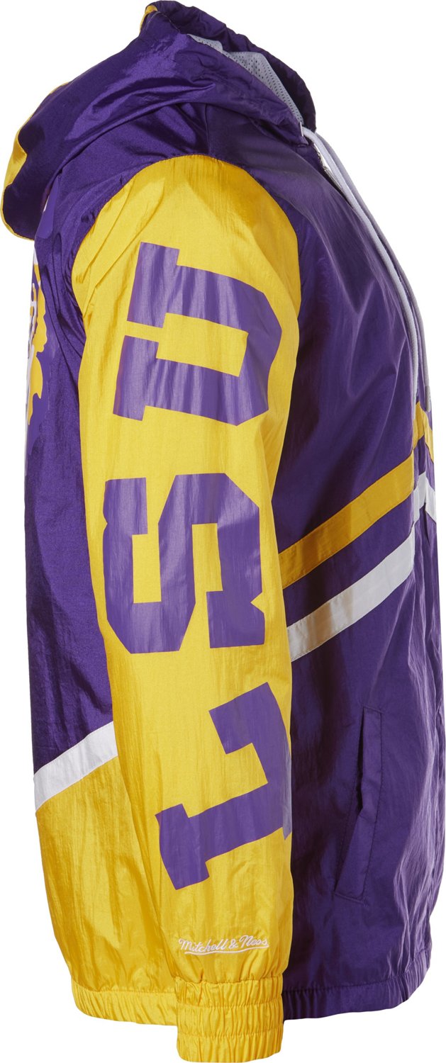 Mitchell & Ness Men's Louisiana State University Undeniable Windbreaker Jacket