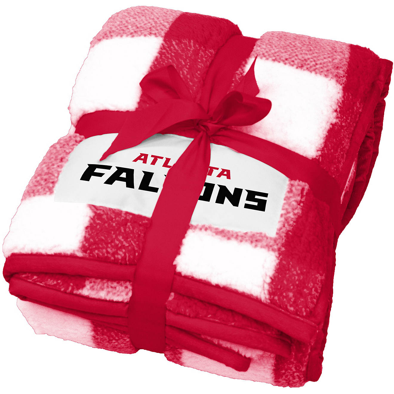 Logo Brands Atlanta Falcons Buffalo Check Frosty Fleece                                                                          - view number 1