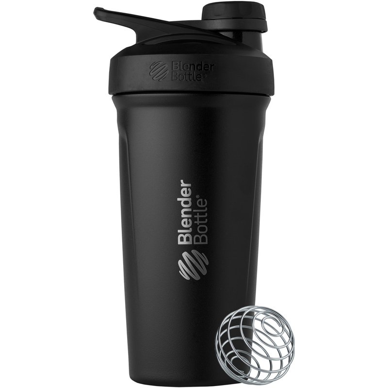 BlenderBottle Strada Insulated Stainless Steel Twist 24 oz Protein Shaker Bottle Black – Health Supplements at Academy Sports