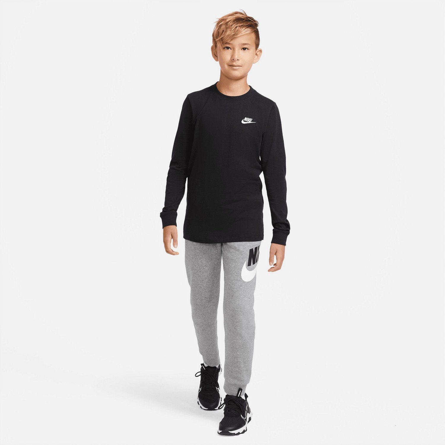 Nike Boys' Sportswear Futura Long Sleeve T-shirt | Academy