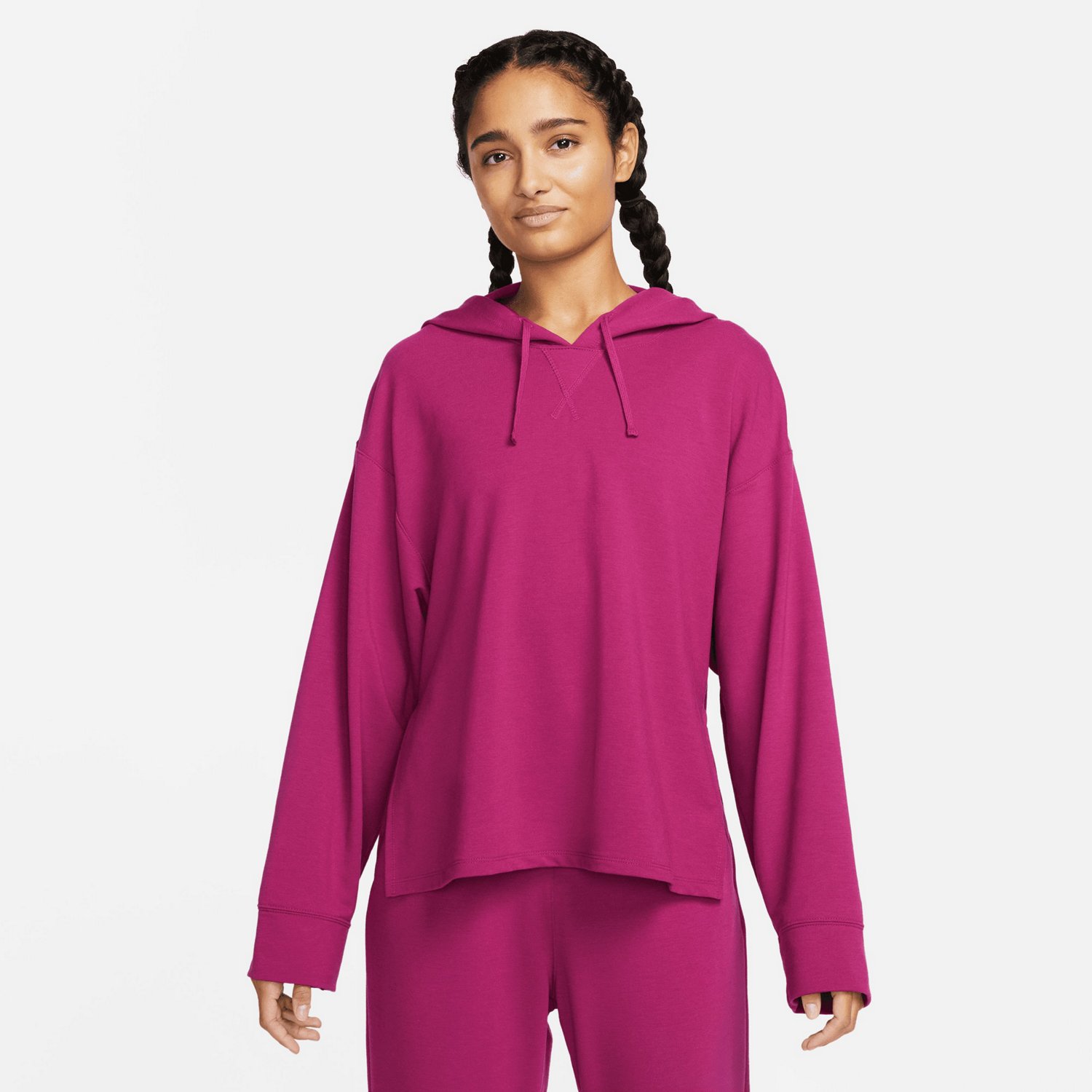 Nike Women's DriFIT Long Sleeve Hoodie Academy