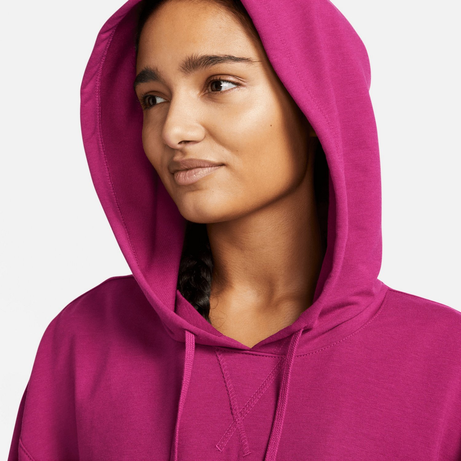 Nike Women's DriFIT Long Sleeve Hoodie Academy