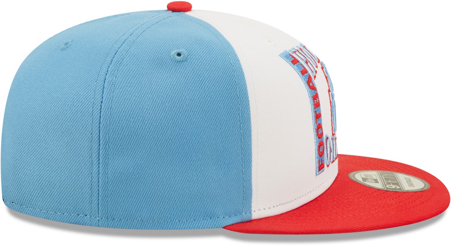 Men's New Era White/Red Houston Oilers Gridiron Classics Retro Sport 9FIFTY Snapback  Hat