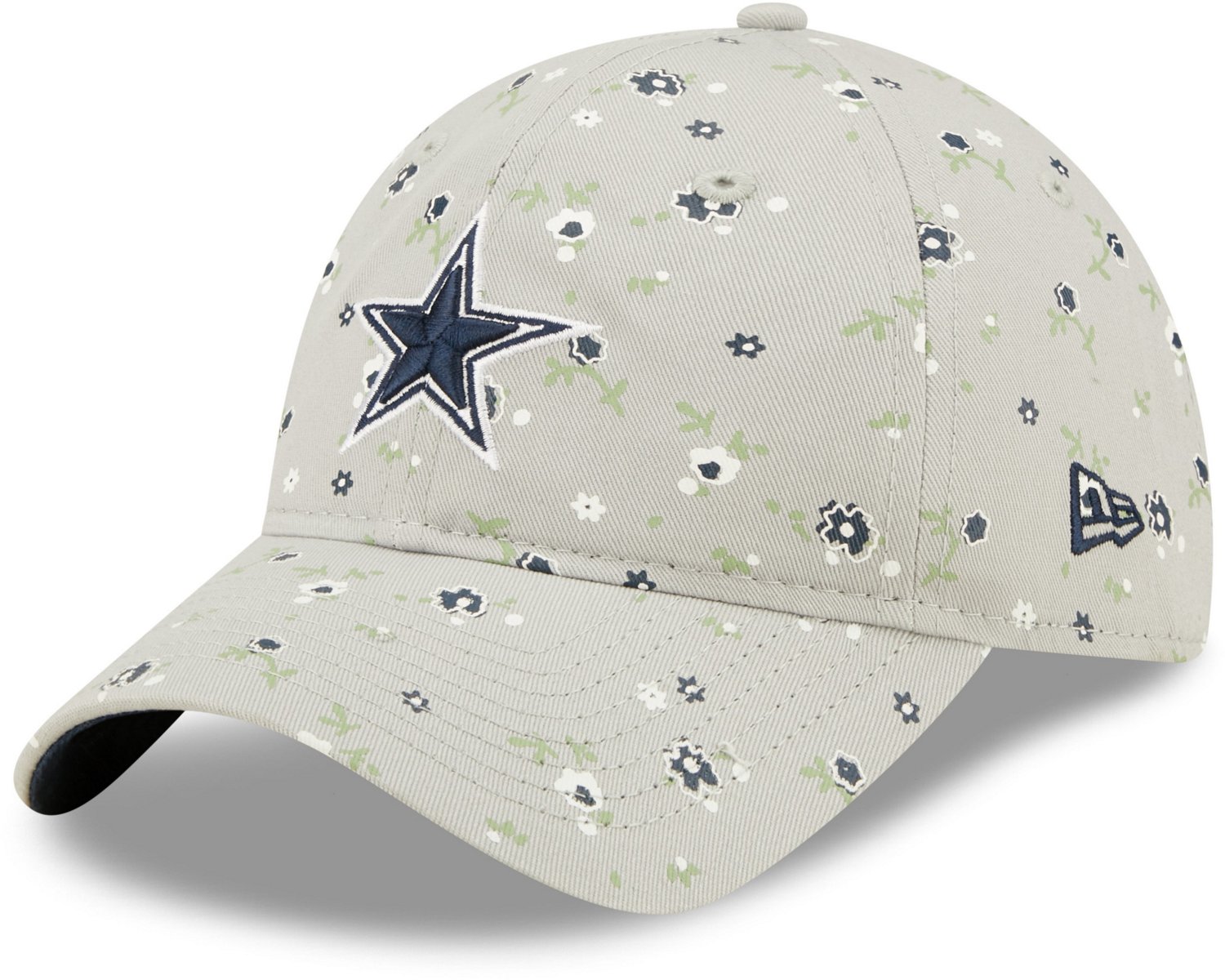 DALLAS COWBOYS New Era Bucket Hat Blue Gray Camo NFL Training Camp On-Field