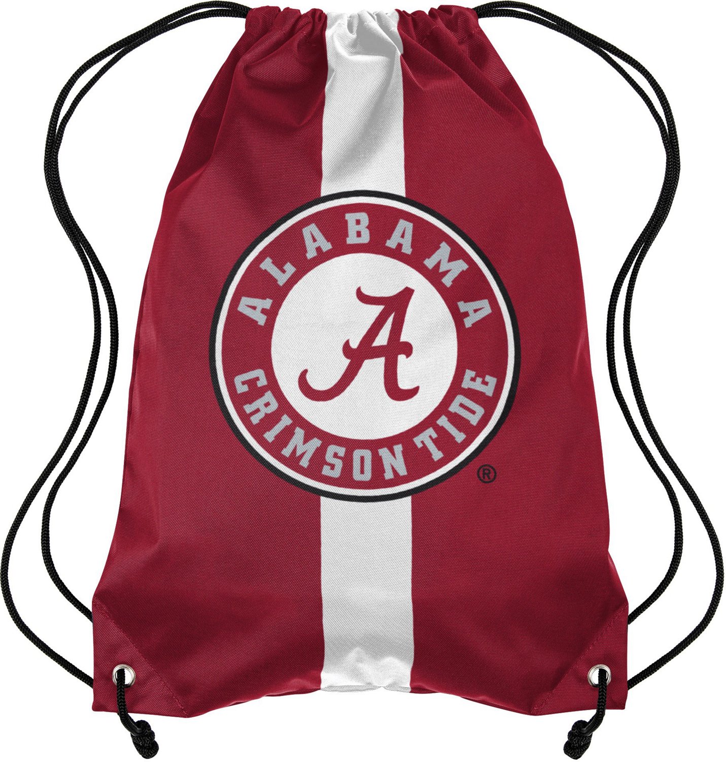 Forever Collectibles University of Alabama Team Stripe Drawstring Backpack                                                       - view number 1