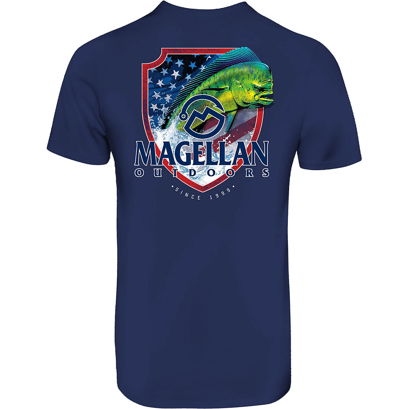 Magellan Outdoors Men’s Salty Freedom T-shirt                                                                                  - view number 1