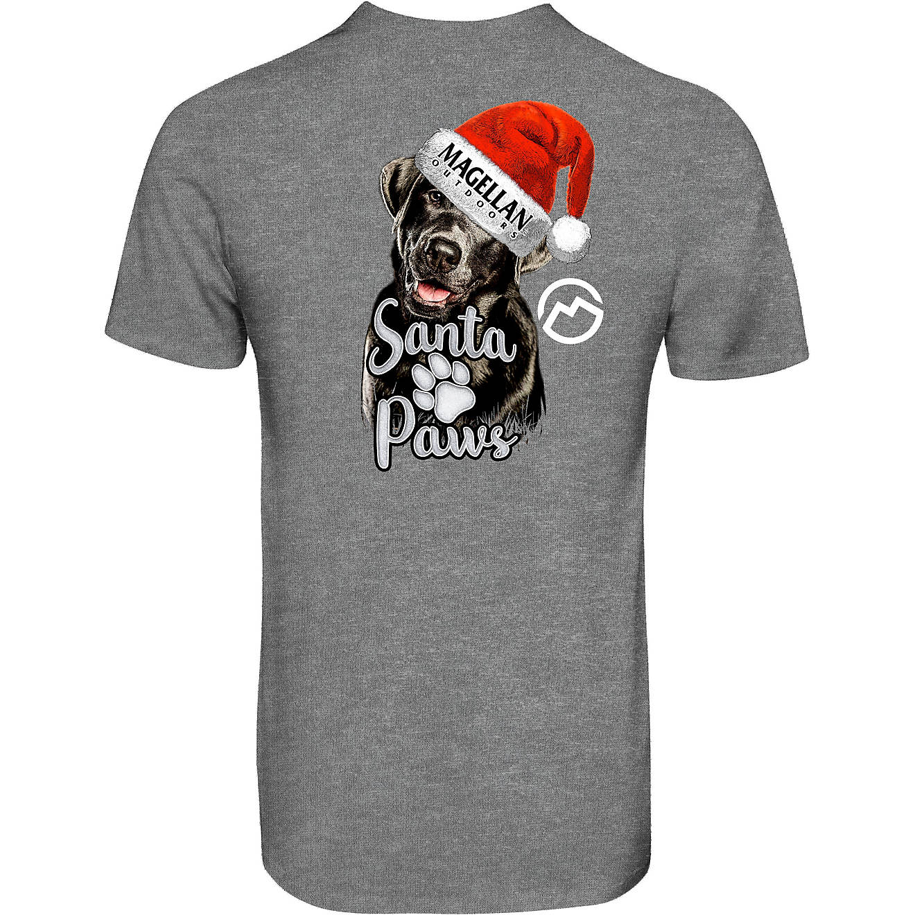 Magellan Outdoors Girls' Santa Paws Holiday Short Sleeve T-shirt                                                                 - view number 1