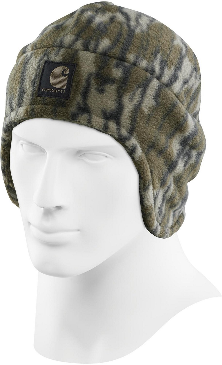 Carhartt Men's Camouflage Fleece 2 in 1 Hat