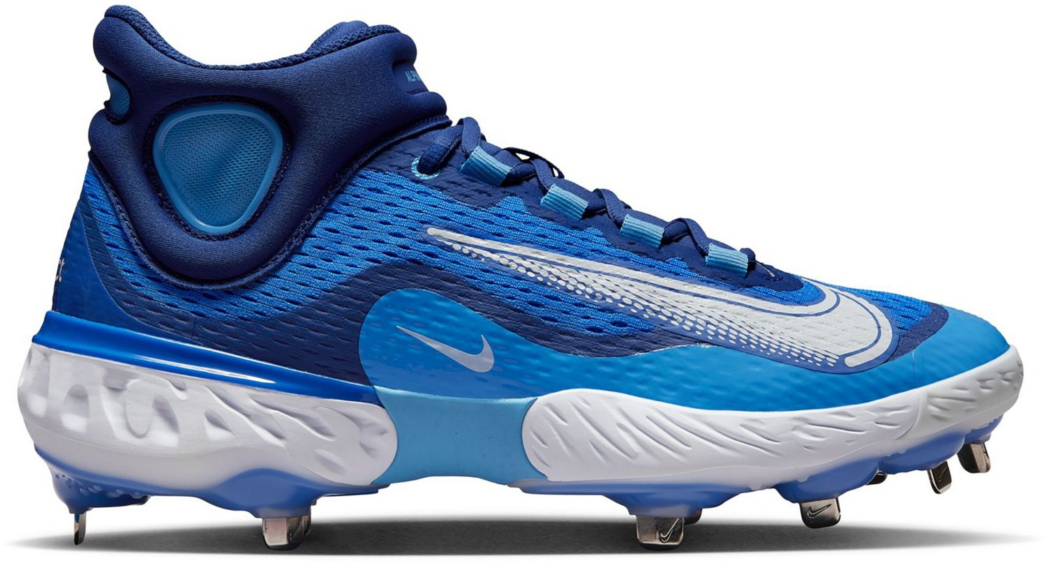 Nike Men's Alpha Huarache Elite 4 Mid Metal Baseball Cleats