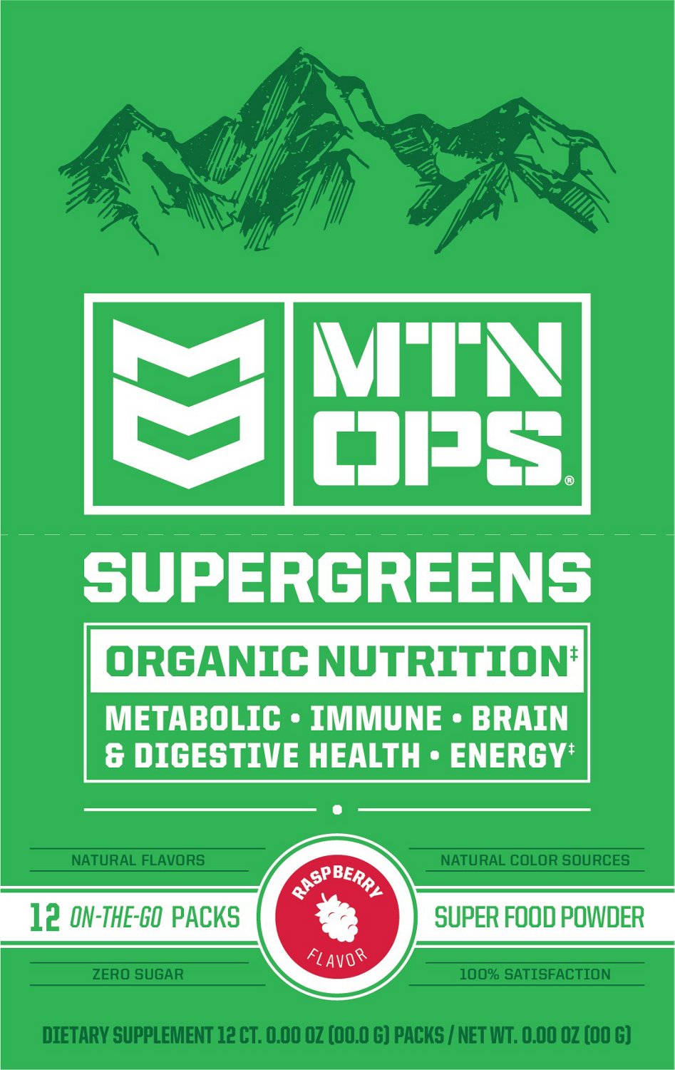 MTN OPS SUPER GREENS Raspberry Sticks 12-Pack                                                                                    - view number 2