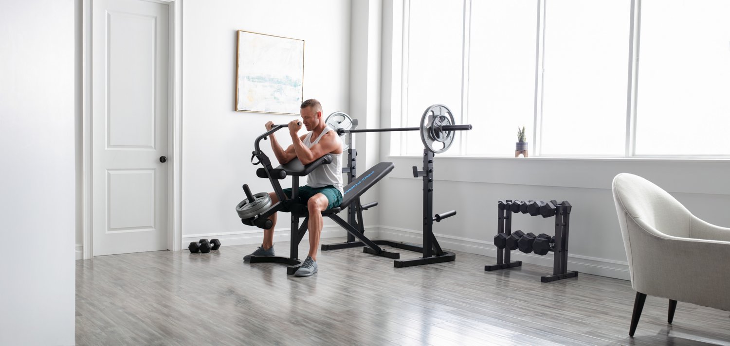 Weider attack series discount olympic workout bench review