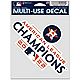 WinCraft Houston Astros 2022 ALCS Champs 3.75x5in Fan Decal                                                                      - view number 1 image