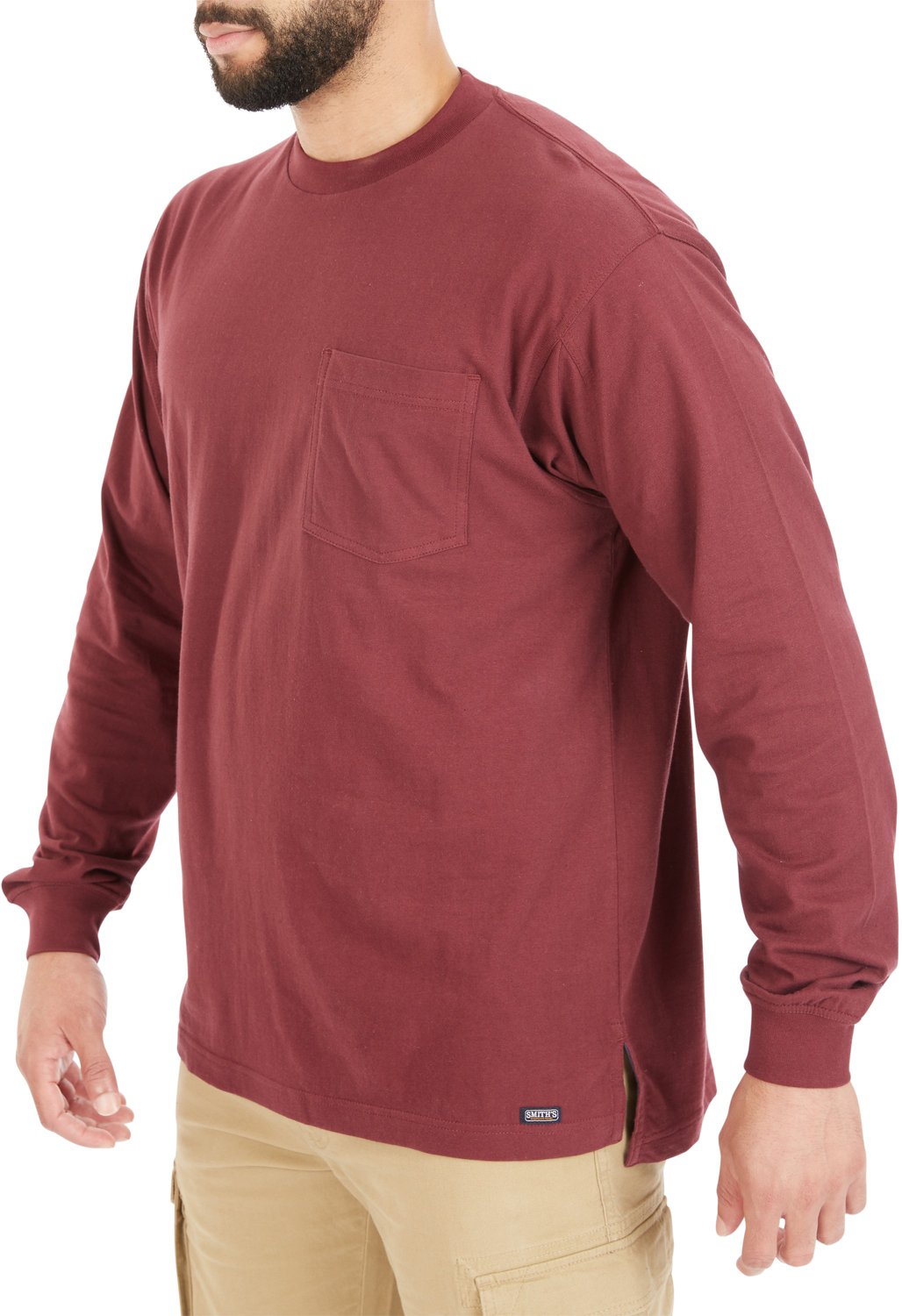 Smith's Workwear Men's Extended Sleeve Pocket T-shirt - view number 2