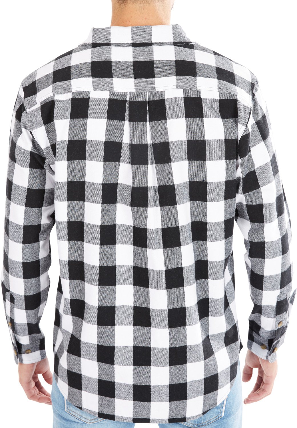 Smith's Workwear Men's Buffalo Flannel Button Down Shirt - view number 3