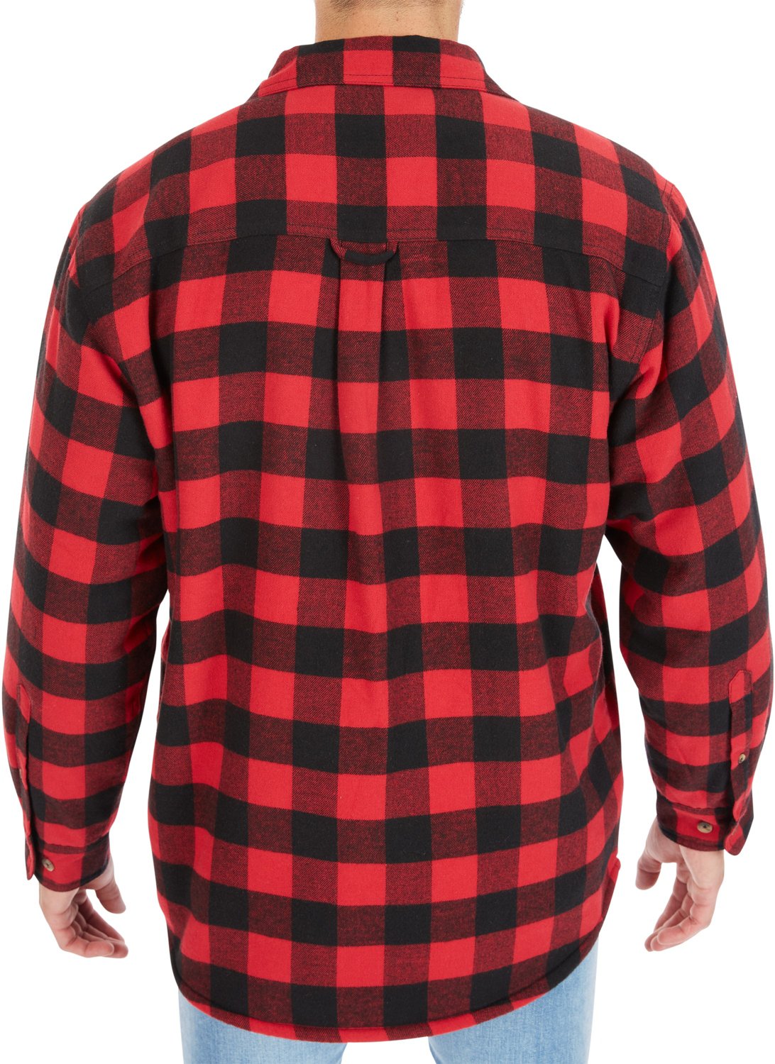 Smith's Workwear Men's Sherpa-Lined Flannel Jacket - view number 3
