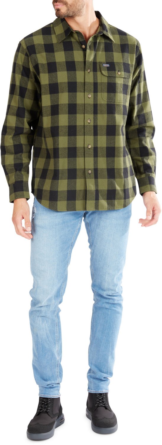 Smith's Workwear Men's Buffalo Flannel Button Down Shirt                                                                         - view number 4
