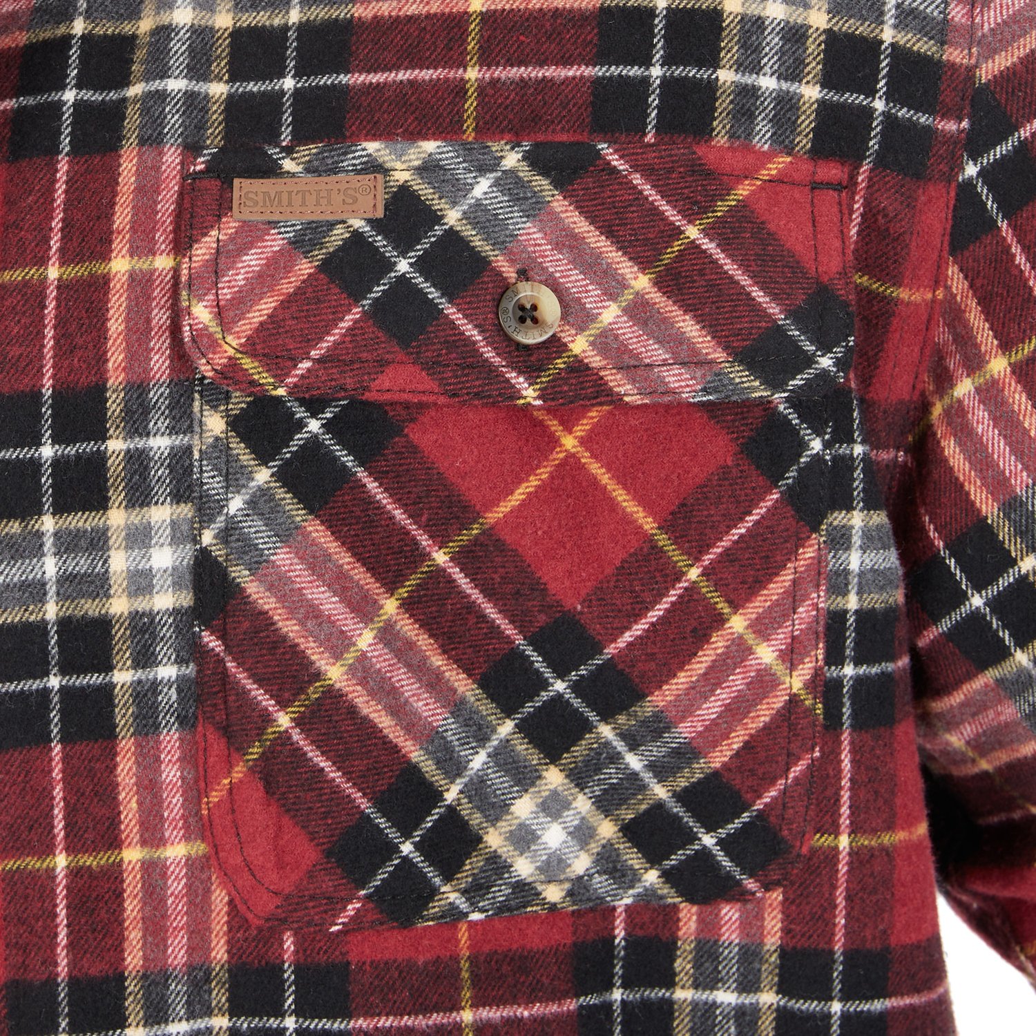 Smith's Workwear Men's Sherpa Lined Flannel Shirt Jacket - view number 6