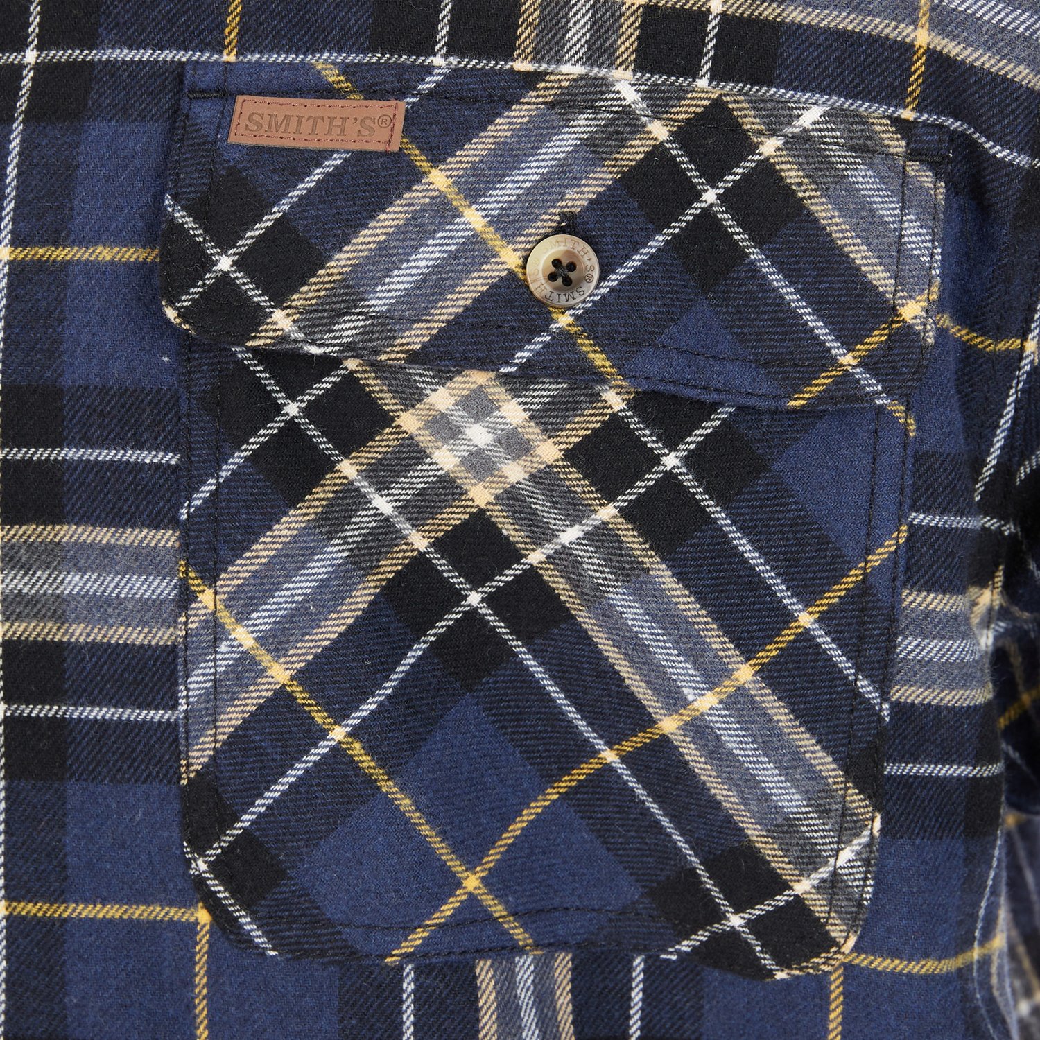 Smith's Workwear Men's Sherpa Lined Flannel Shirt Jacket - view number 6