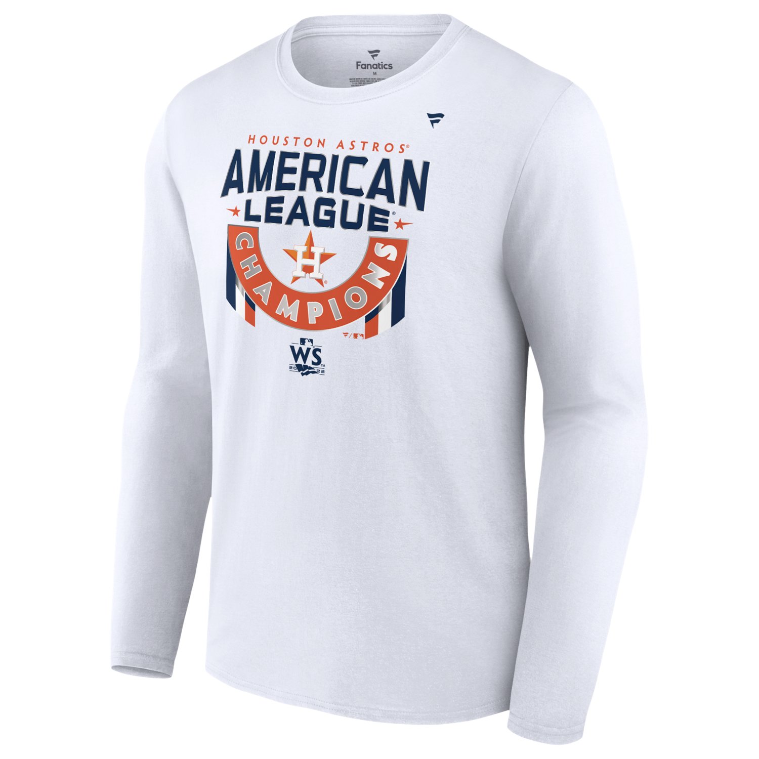 Fanatics Men's Houston Astros 2022 ALCS Champs Locker Room Long Sleeve 
