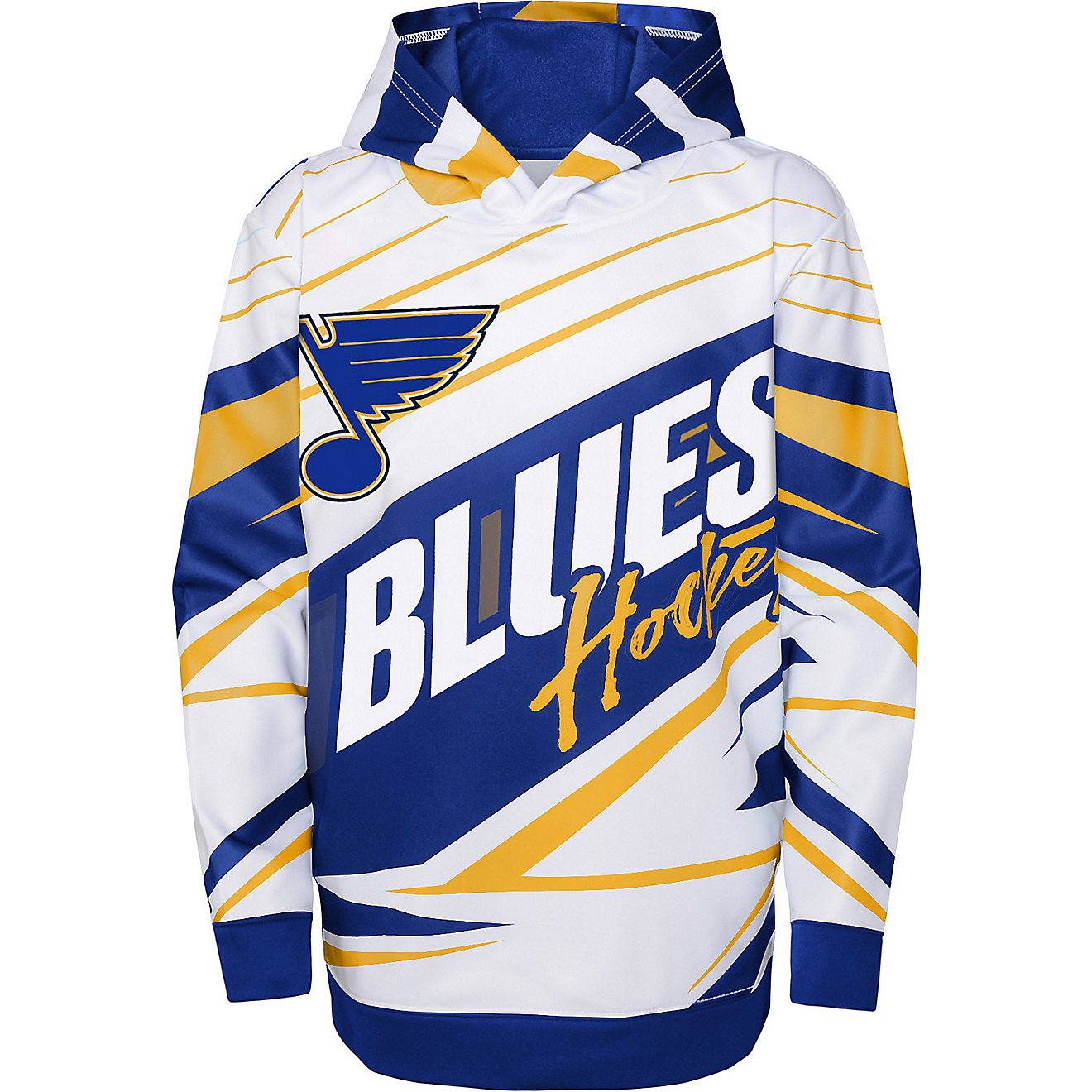 Outerstuff Youth St. Louis Blues Adept Sublimated Hoodie                                                                         - view number 2