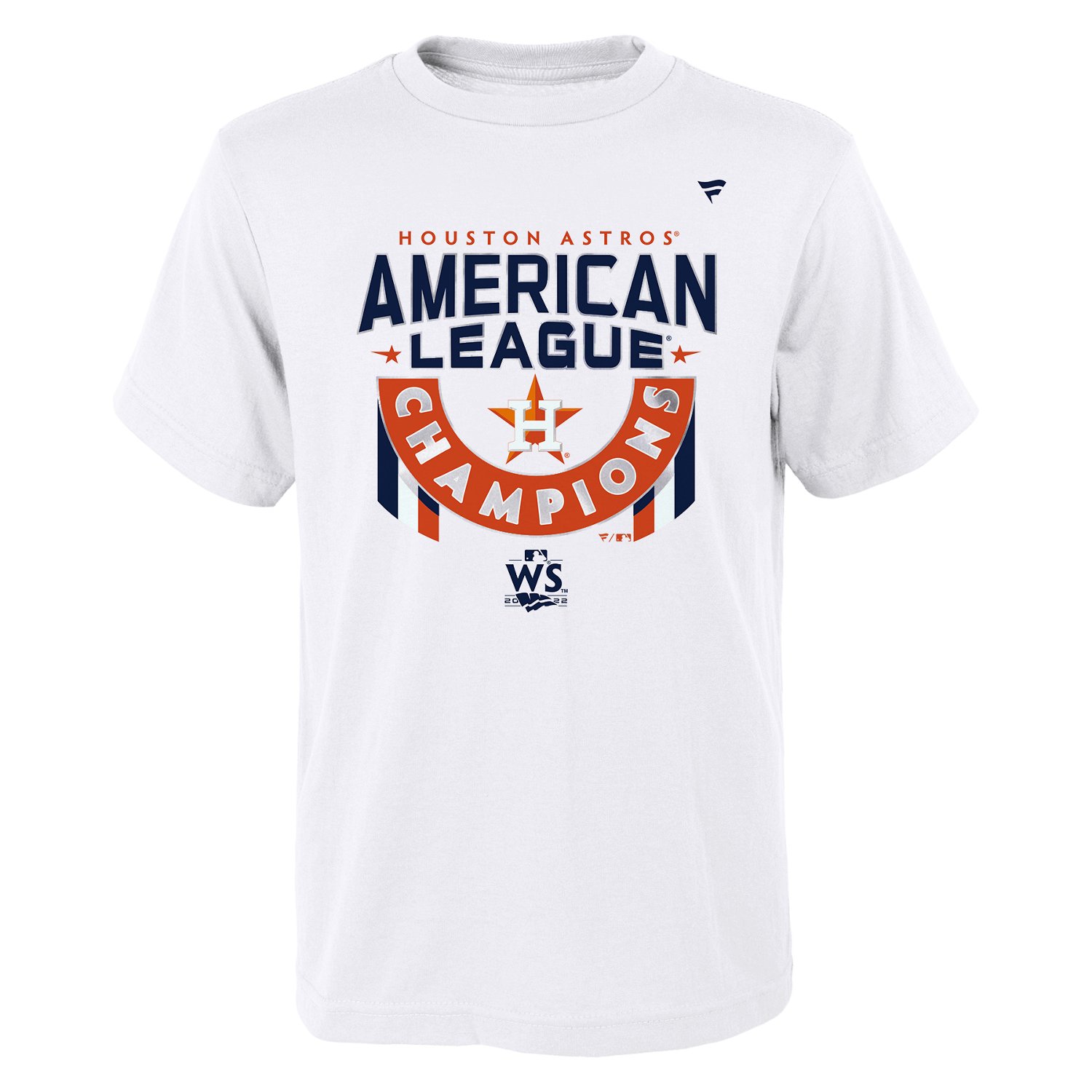 Youth Houston Astros Fanatics Branded Orange 2023 AL West Division  Champions Locker Room T-Shirt