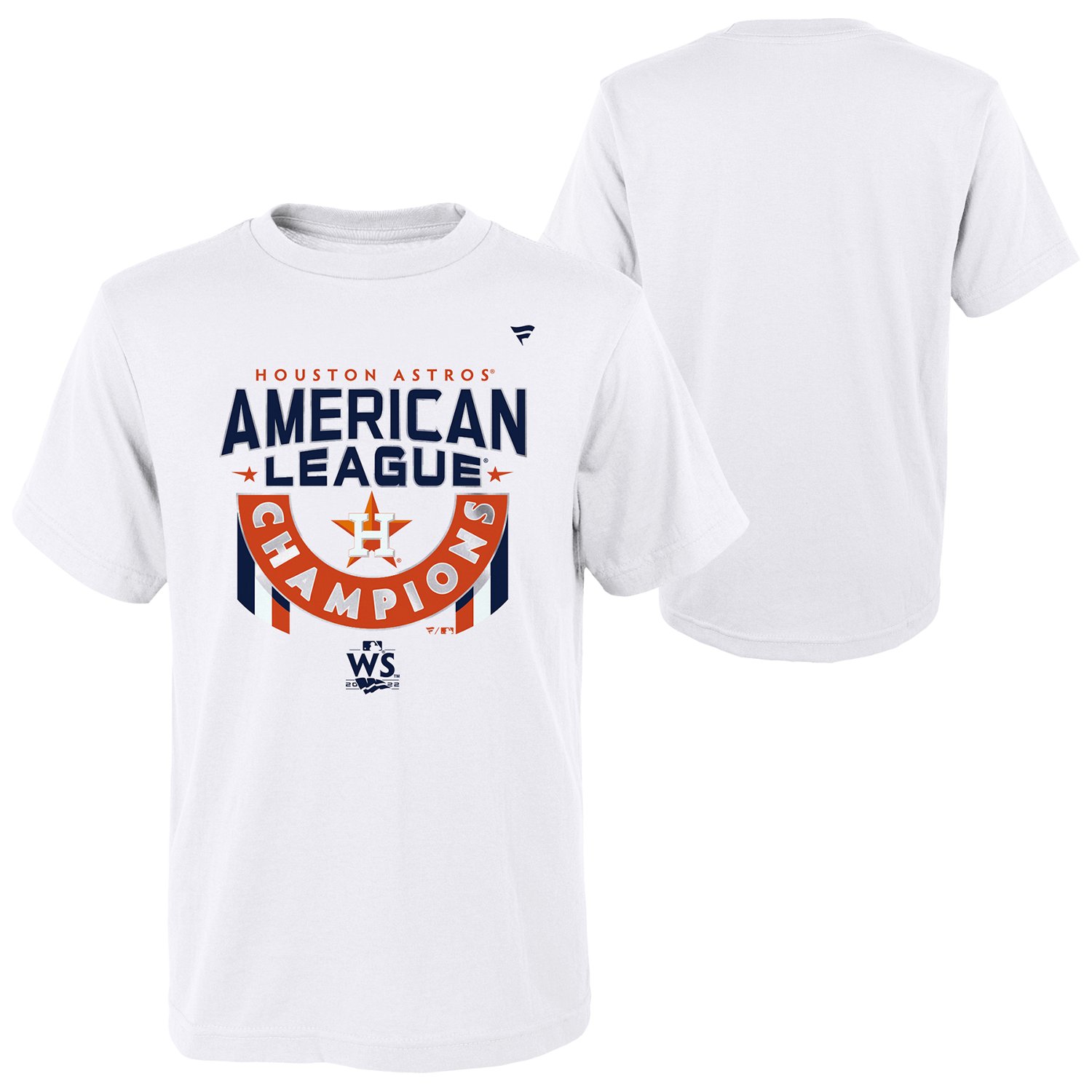 Fanatics Youth Houston Astros 2022 ALCS Champs Locker Room Short Sleeve  T-Shirt