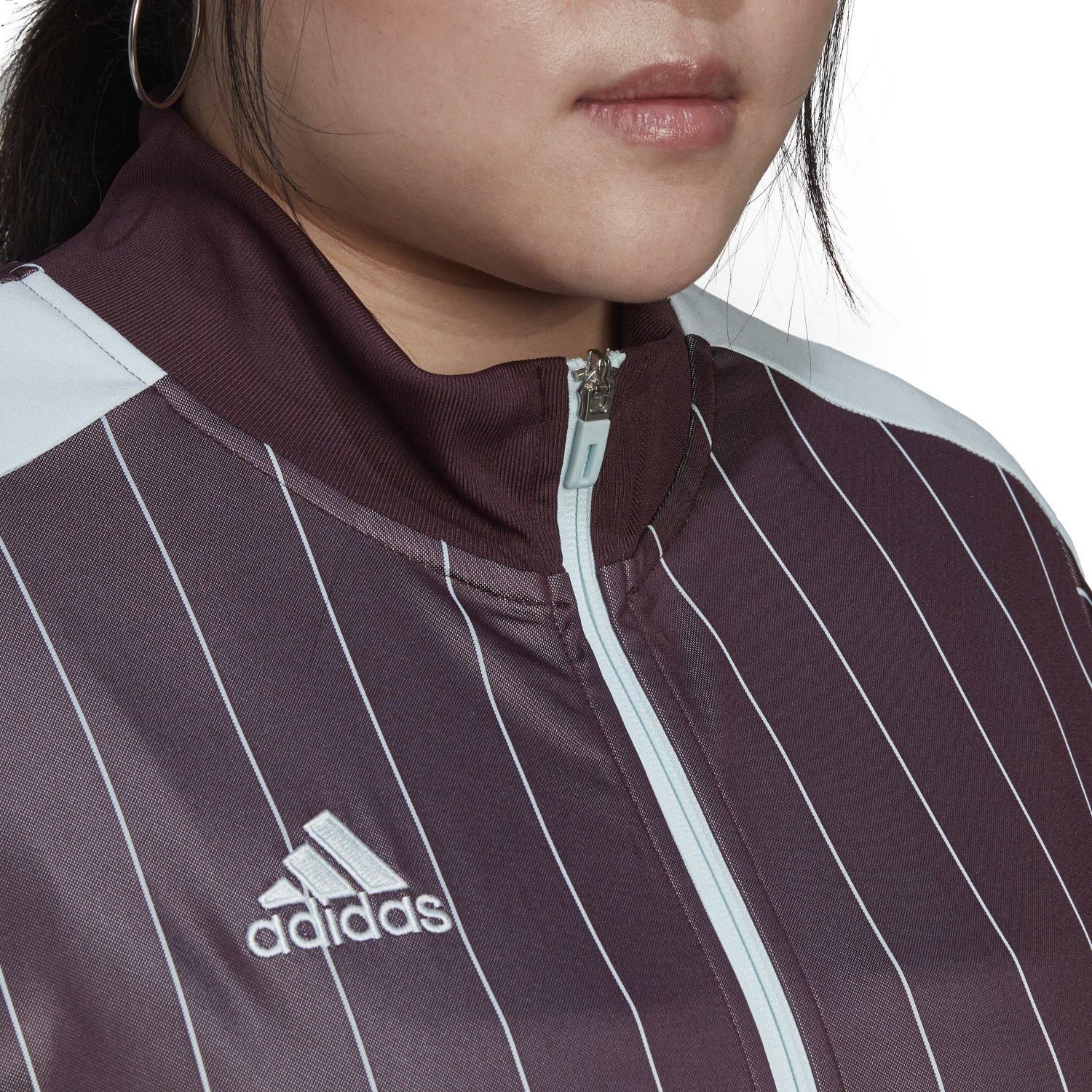 adidas Women's Tiro Plus Size Track Jacket - view number 3