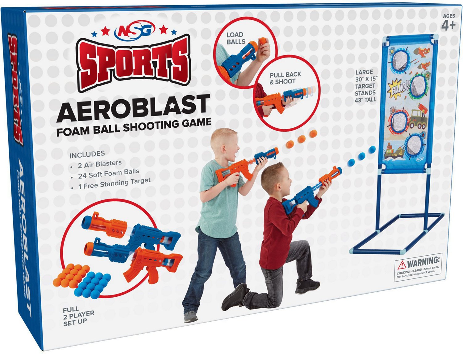 NSG Aeroblast Foam Ball Shooting Game Free Shipping at Academy