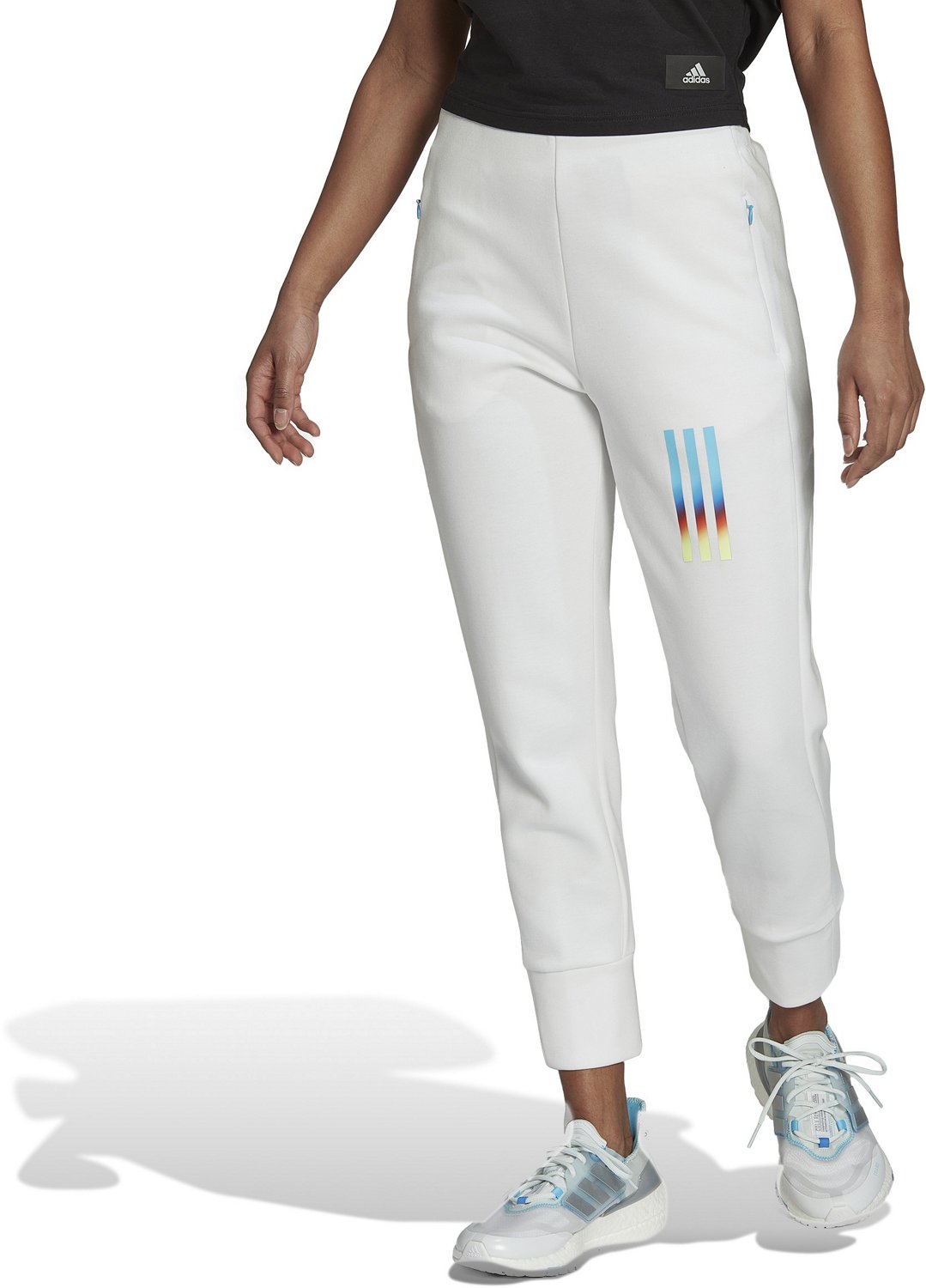 ADIDAS ORIGINALS ORIGINALS HIGH WAIST SWEATPANTS, White Women's