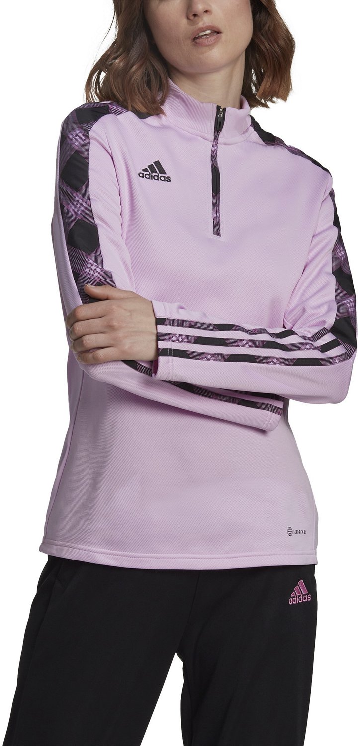 adidas Women's Tiro Fleece Mid-Layer Soccer 1/2-Zip Pullover | Academy
