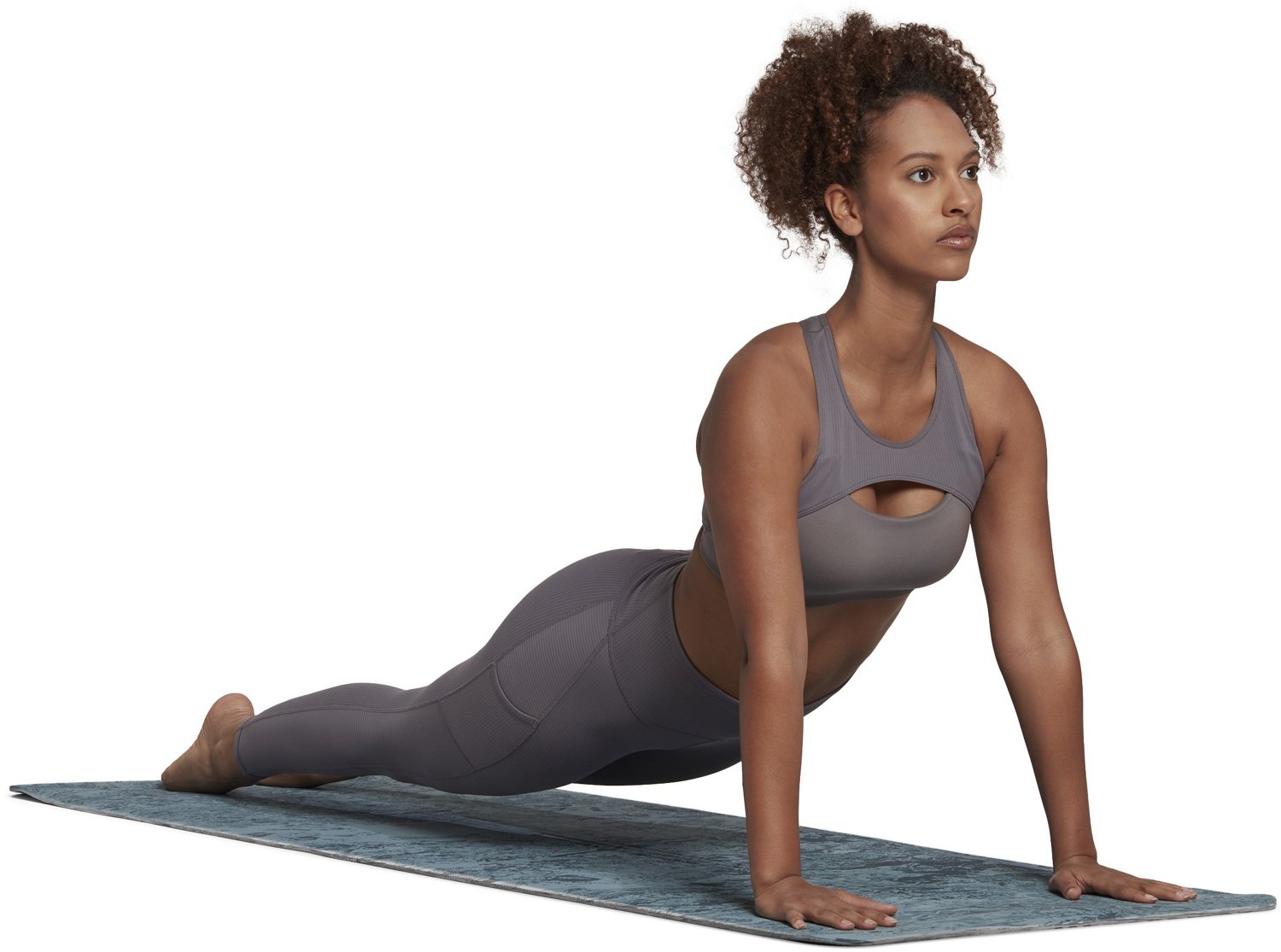 adidas Women’s CoreFlow Studio Medium-Support Yoga Wing Sports Bra - view number 4