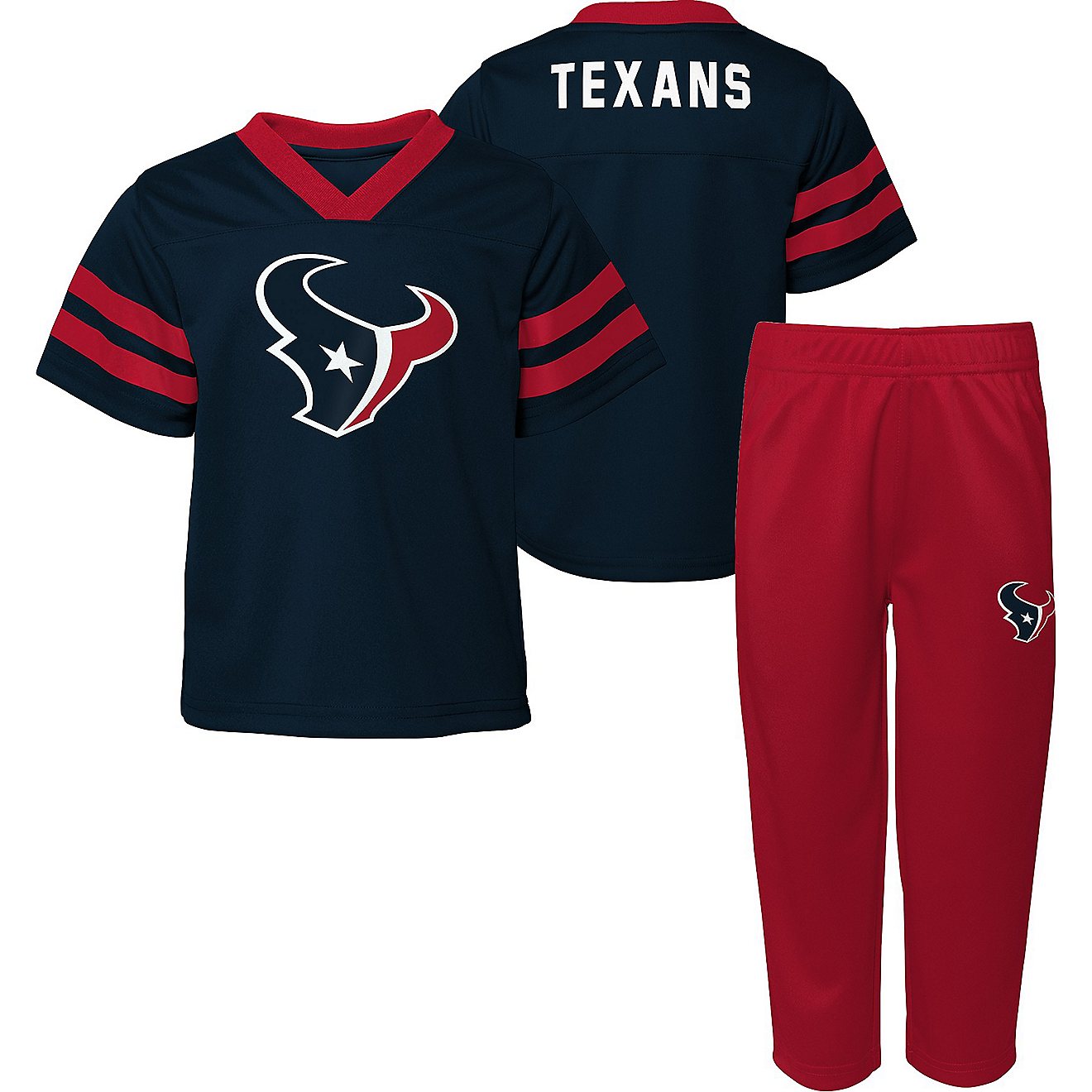 Outerstuff Kids' Houston Texans Red Zone Jersey Top and Pants Set                                                                - view number 1