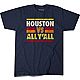 Breaking T Men's Houston Astros Vs All Yall T-shirt                                                                              - view number 1 image