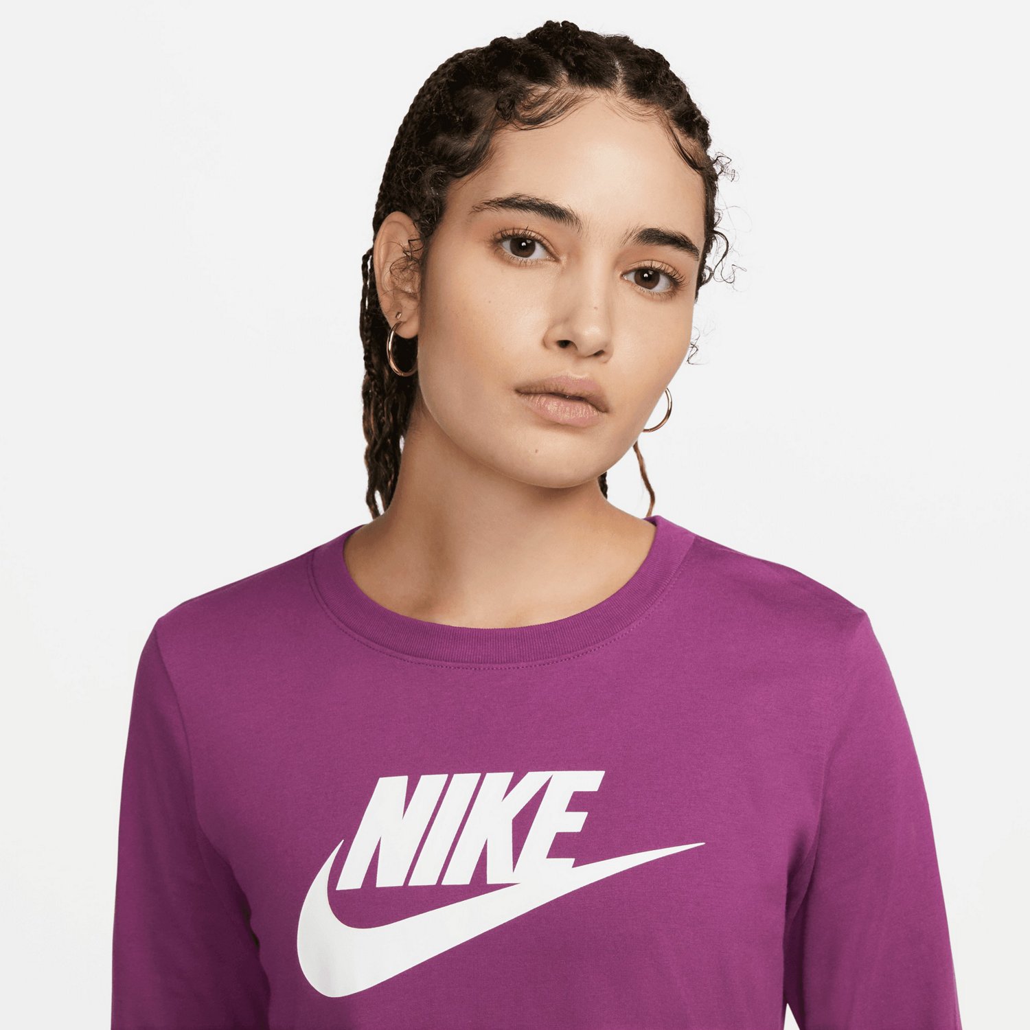 espacio Eso amistad Nike Women's Sportswear Essential Icon FTR Long Sleeve T-shirt | Academy