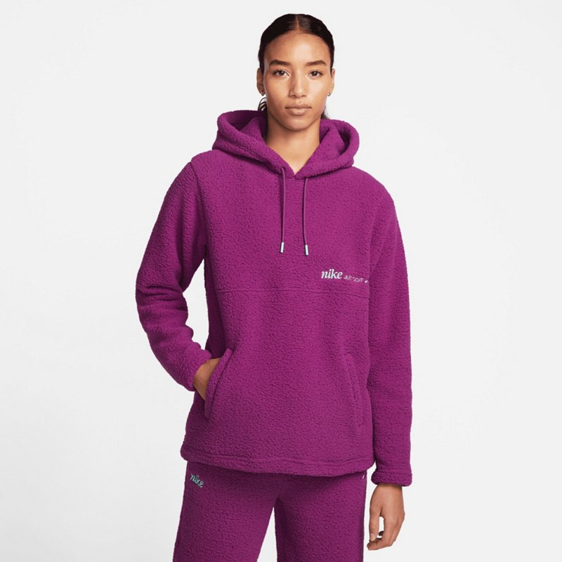 Nike Women's TF Cozy Core Top Purple Dark, Large - Women's Athletic Fleece at Academy Sports product image