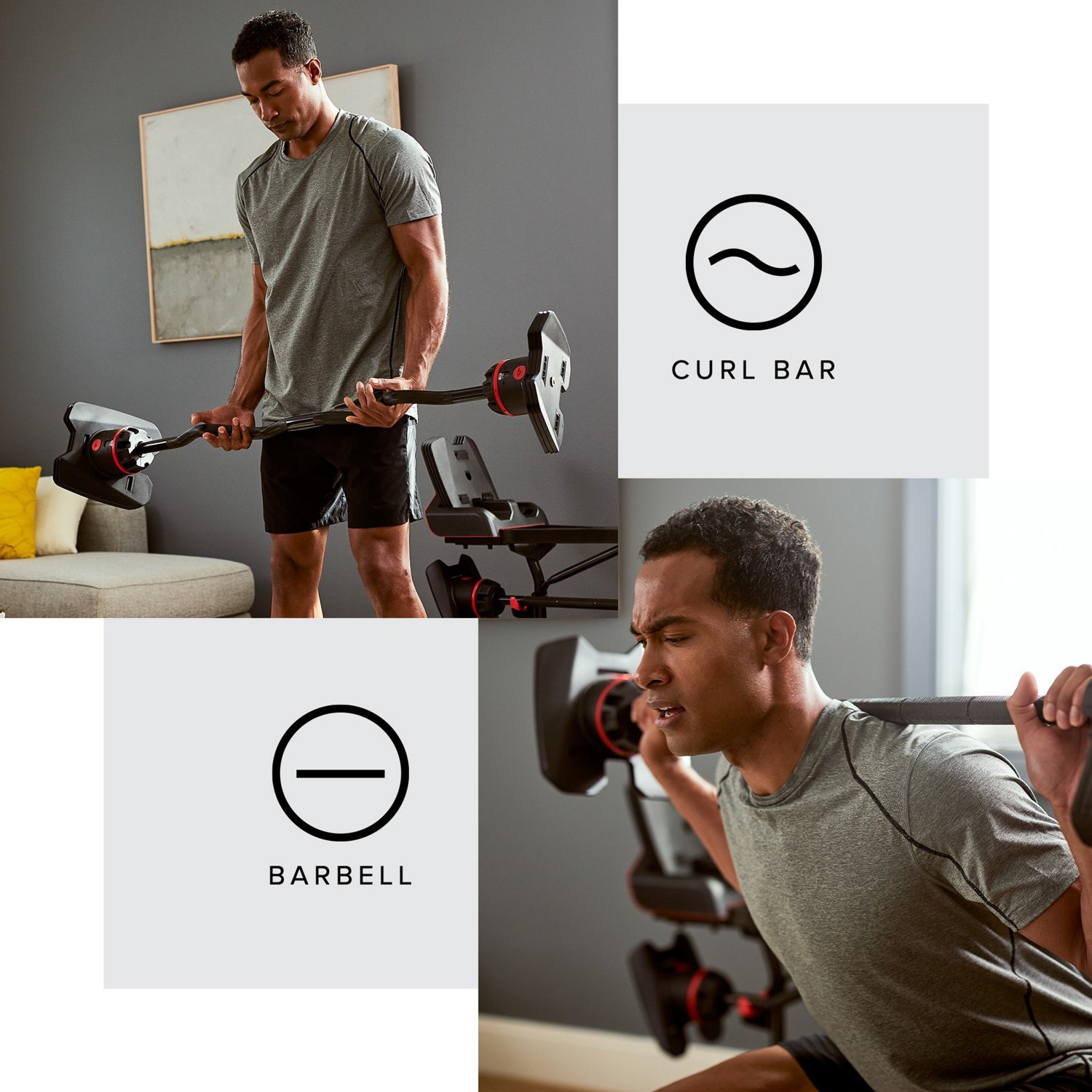 Bowflex SelectTech 2080 Barbell w/ Curl Bar                                                                                      - view number 8