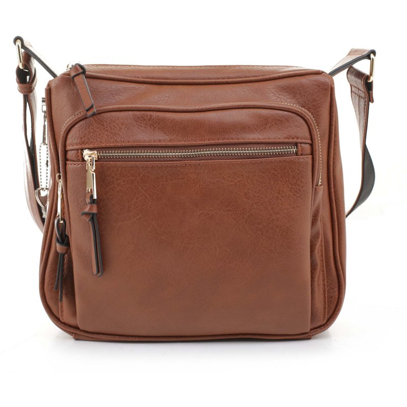 Jessie & James Brooklyn Concealed Carry Lock and Key Crossbody Bag Brown Dark - Gun Cases And Racks at Academy Sports