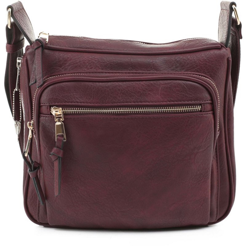 Jessie & James Brooklyn Concealed Carry Lock and Key Crossbody Bag Red Dark - Gun Cases And Racks at Academy Sports