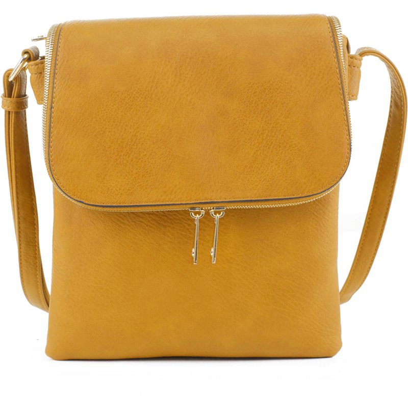 Jessie & James Cheyanne Concealed Carry Lock and Key Crossbody Bag Yellow Dark - Gun Cases And Racks at Academy Sports