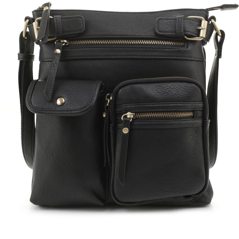Jessie & James Shelby Concealed Carry Lock and Key Crossbody Bag Black - Gun Cases And Racks at Academy Sports