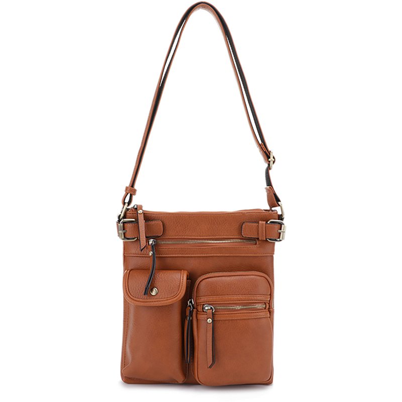 Jessie & James Shelby Concealed Carry Lock and Key Crossbody Bag Brown Dark - Gun Cases And Racks at Academy Sports