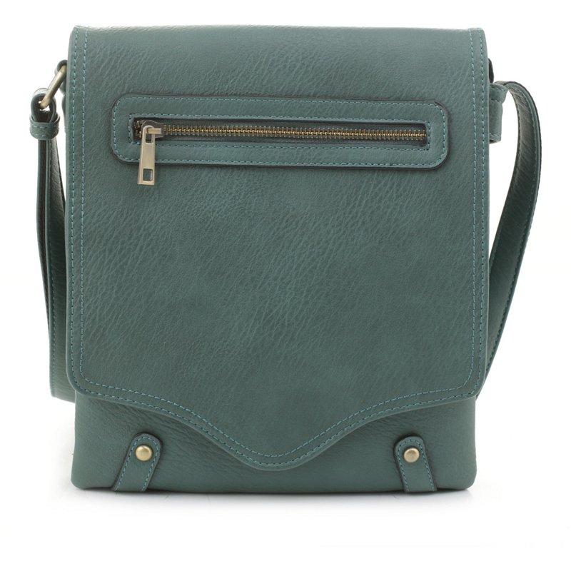 Jessie & James Nora Concealed Carry Lock and Key Crossbody Bag Aqua/Turquoise Dark - Gun Cases And Racks at Academy Sports