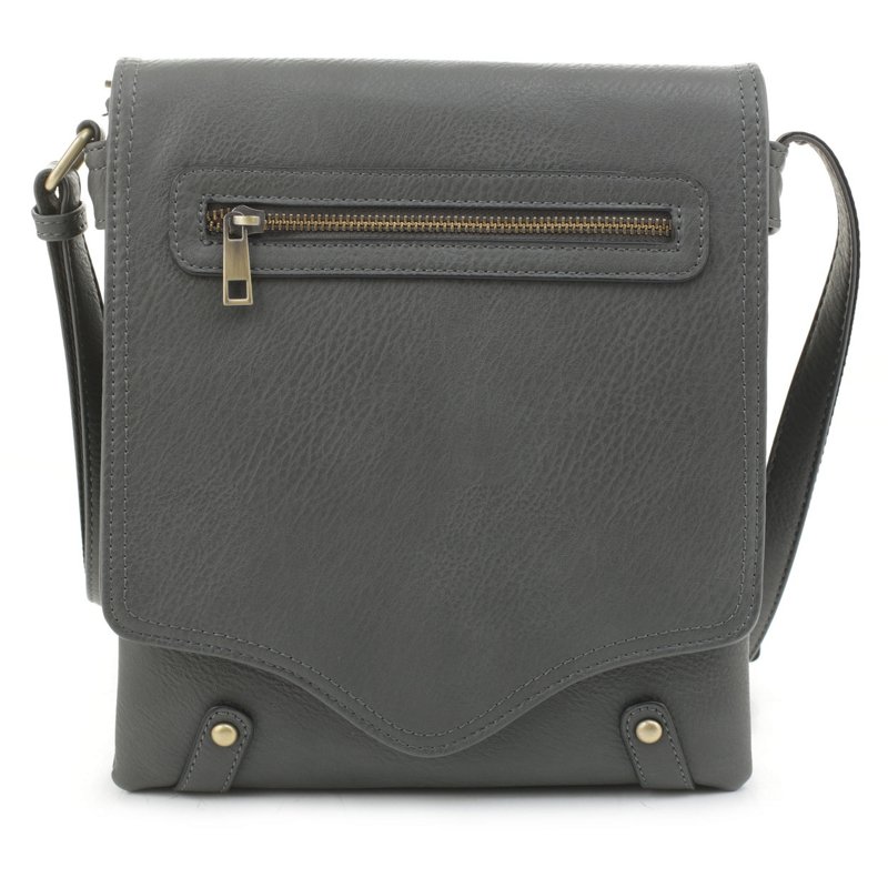 Jessie & James Nora Concealed Carry Lock and Key Crossbody Bag Gray - Gun Cases And Racks at Academy Sports