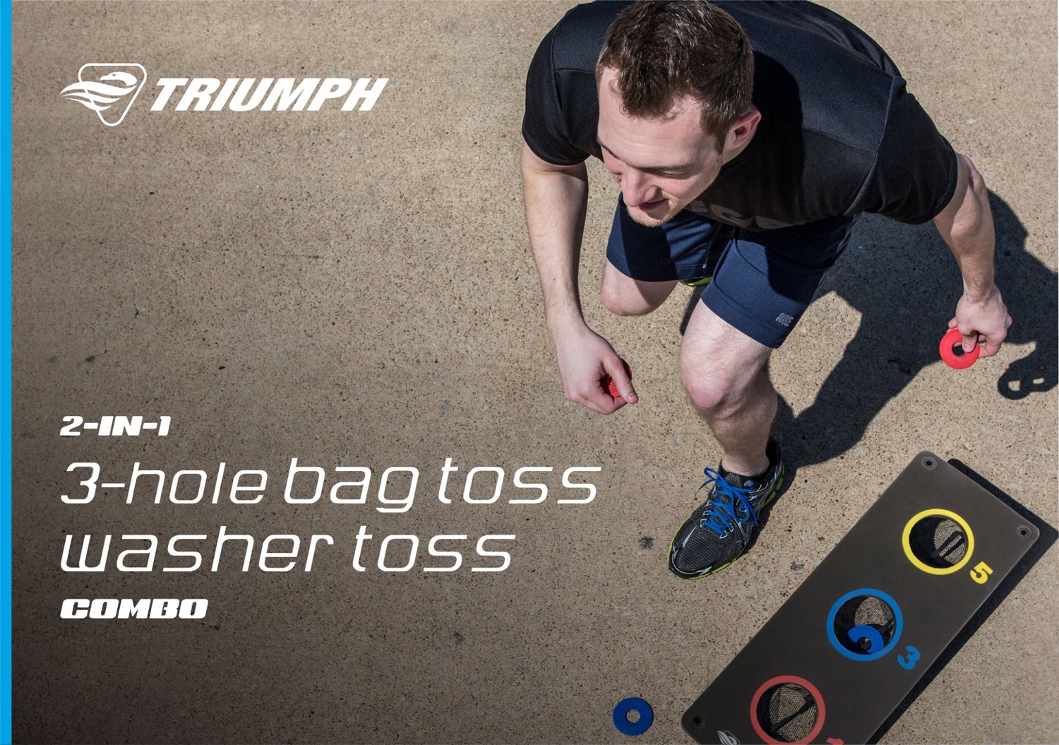 Triumph Sports USA 2-in-1 Cornhole Set                                                                                           - view number 7