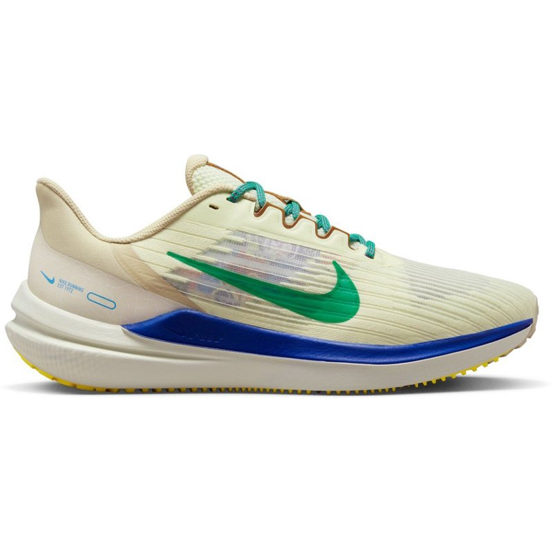 Nike Men's Air Winflo 9 Moving Company Shoes White/Turquoise/Aqua, 12 - Men's Running at Academy Sports product image